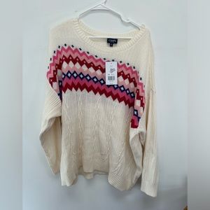 Chaps Womens Sweater NWT Size 2XL